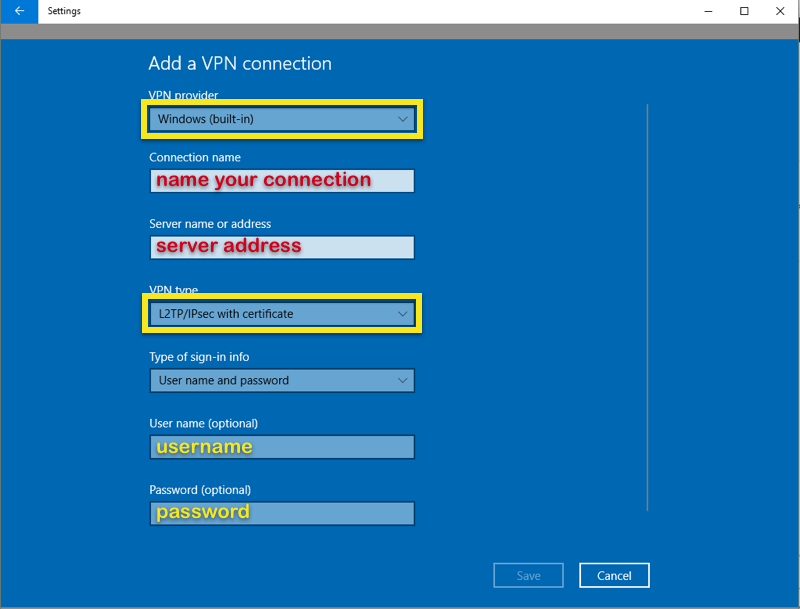 Praca zdalna w firmie - Windows 10 VPN Client